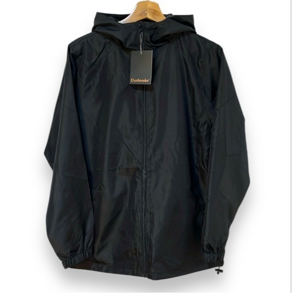 Dunbrooke Lightweight Hooded Track Jacket Black Ladies Olympic Companion Medium - Picture 1 of 16